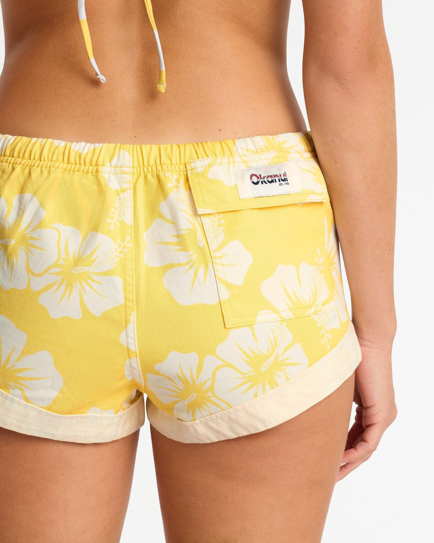 Womens Classic Vintage Mini Short - OG Lemon