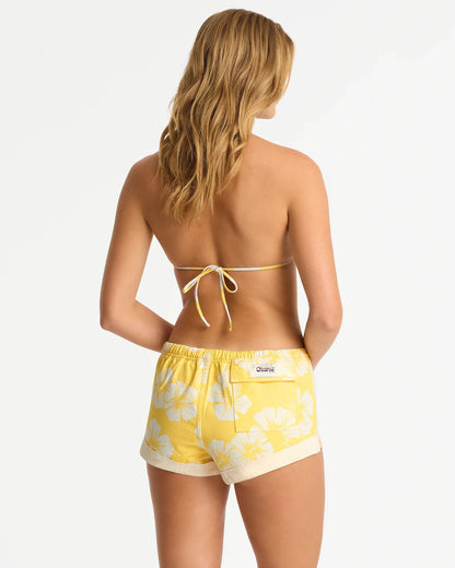 Womens Classic Vintage Mini Short - OG Lemon