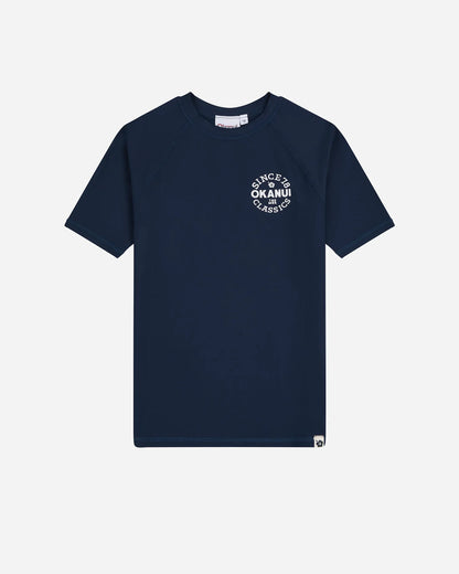 Boys Ikon Short Sleeve Rashie - Navy
