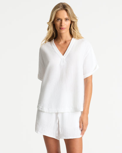 Womens - Seychelles Top - White