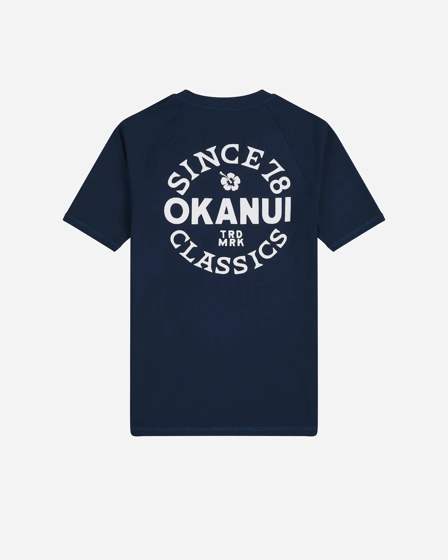 Boys Ikon Short Sleeve Rashie - Navy