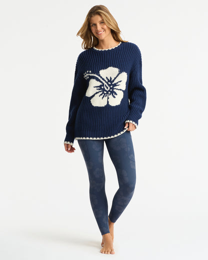 Cloud Knit - Navy Cream