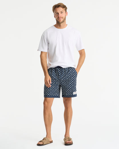 Mens - Stretch Swim Short - Santorini - Navy