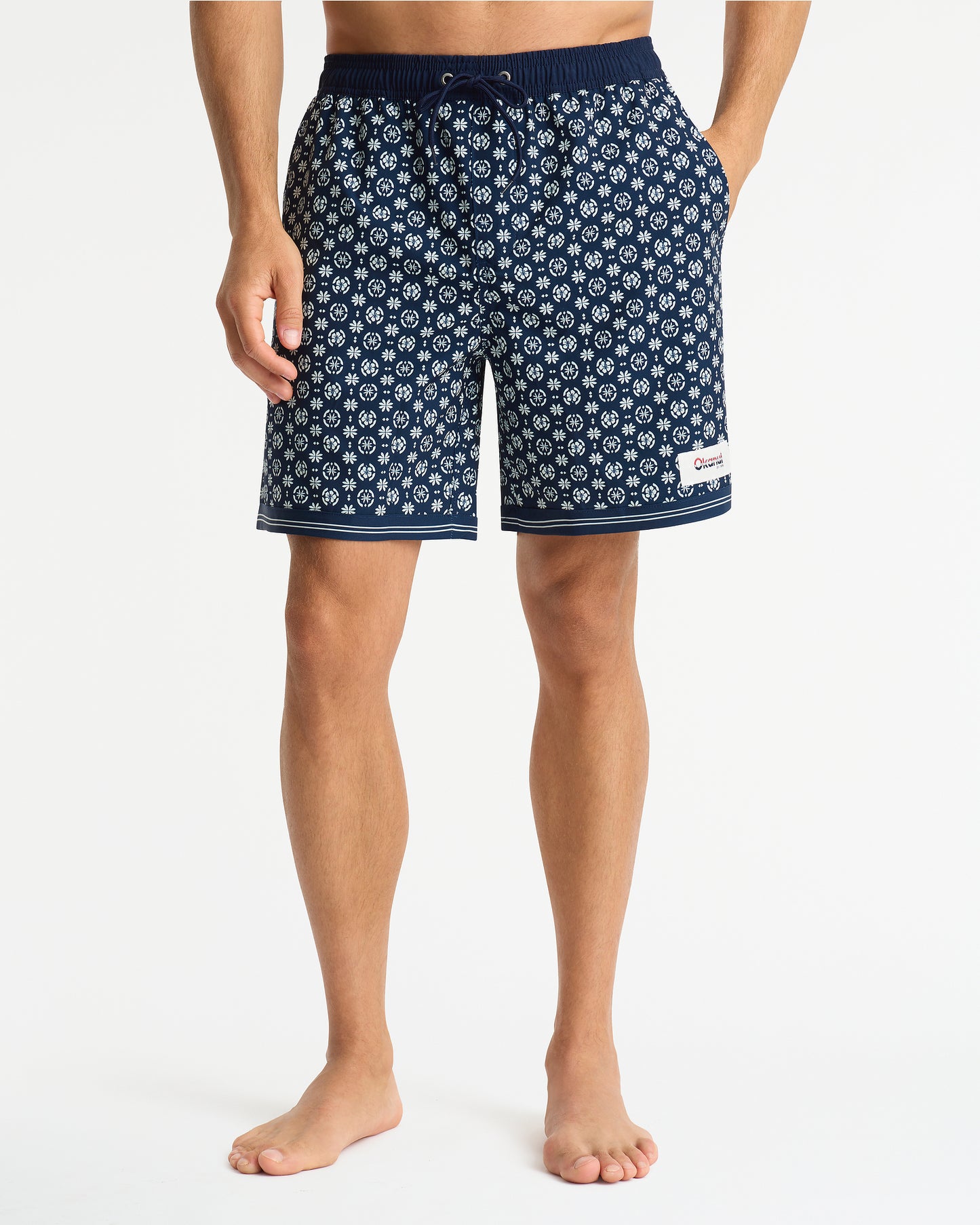 Mens - Stretch Swim Short - Santorini - Navy