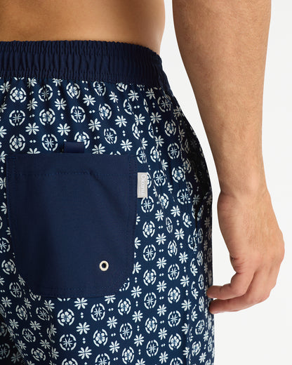 Mens - Stretch Swim Short - Santorini - Navy