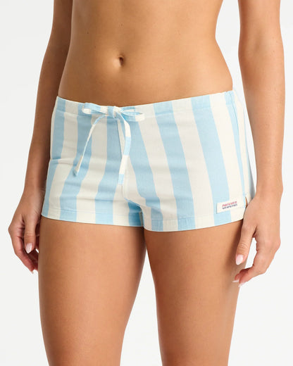Womens Classic Stripe Mini Short