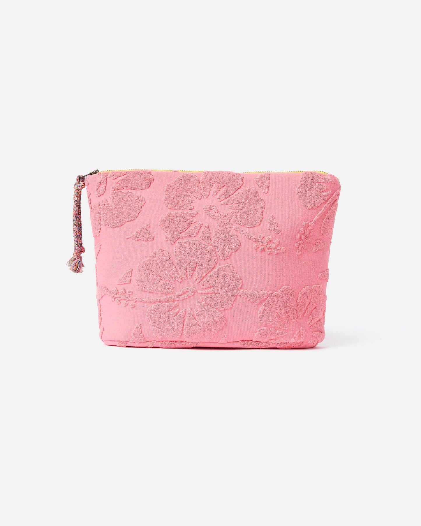 Weekend Terry Cosmetic Bag - Hibiscus Pink