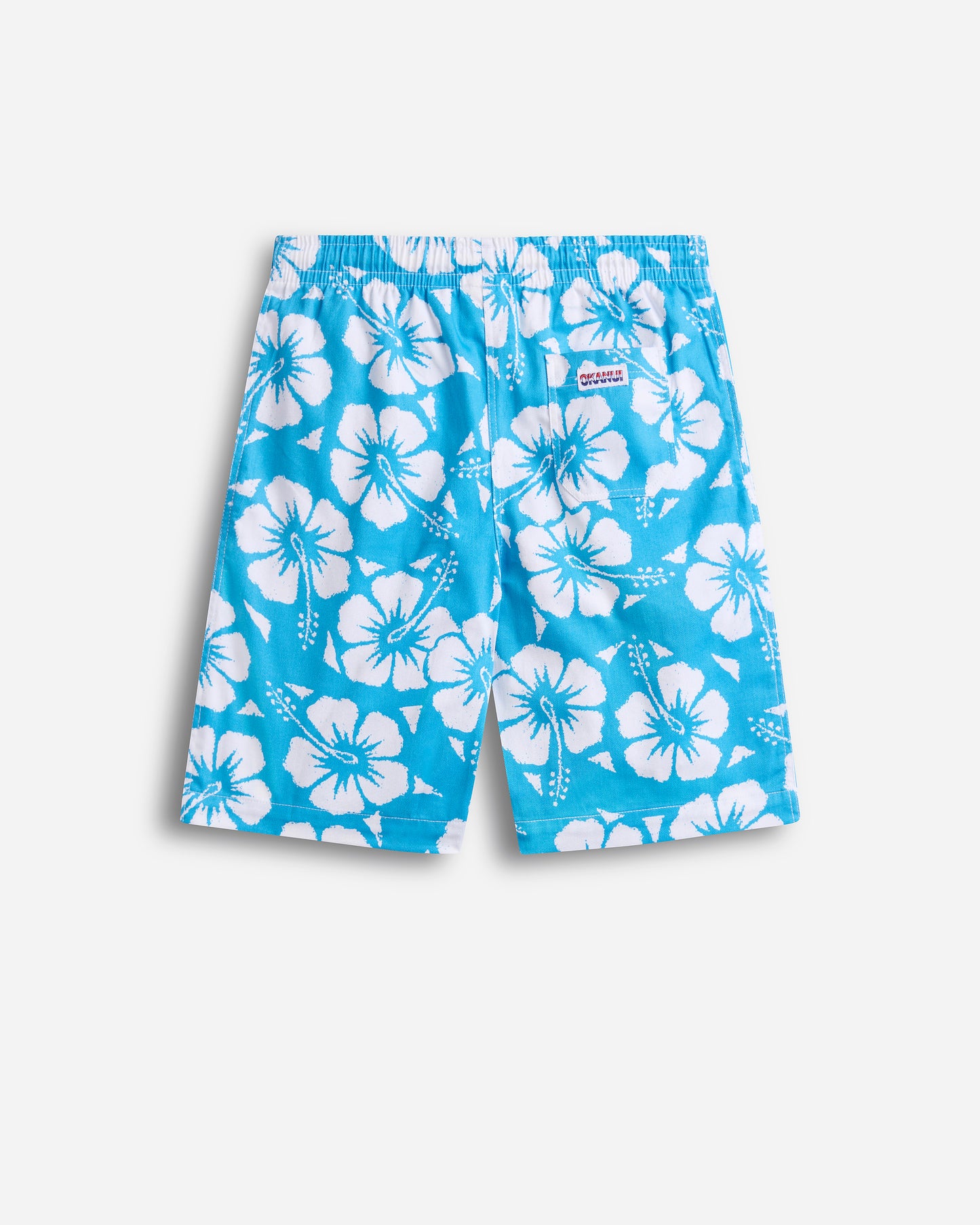 Kids - Classic Shorts - Hibiscus Sky Blue