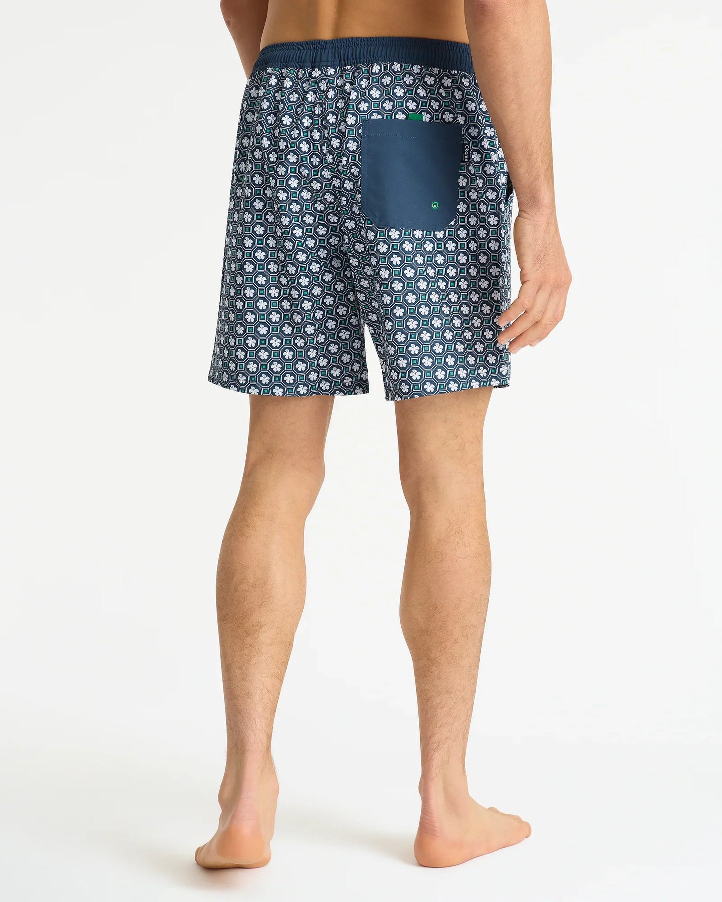 Corfu Swim Short - Navy Emerald