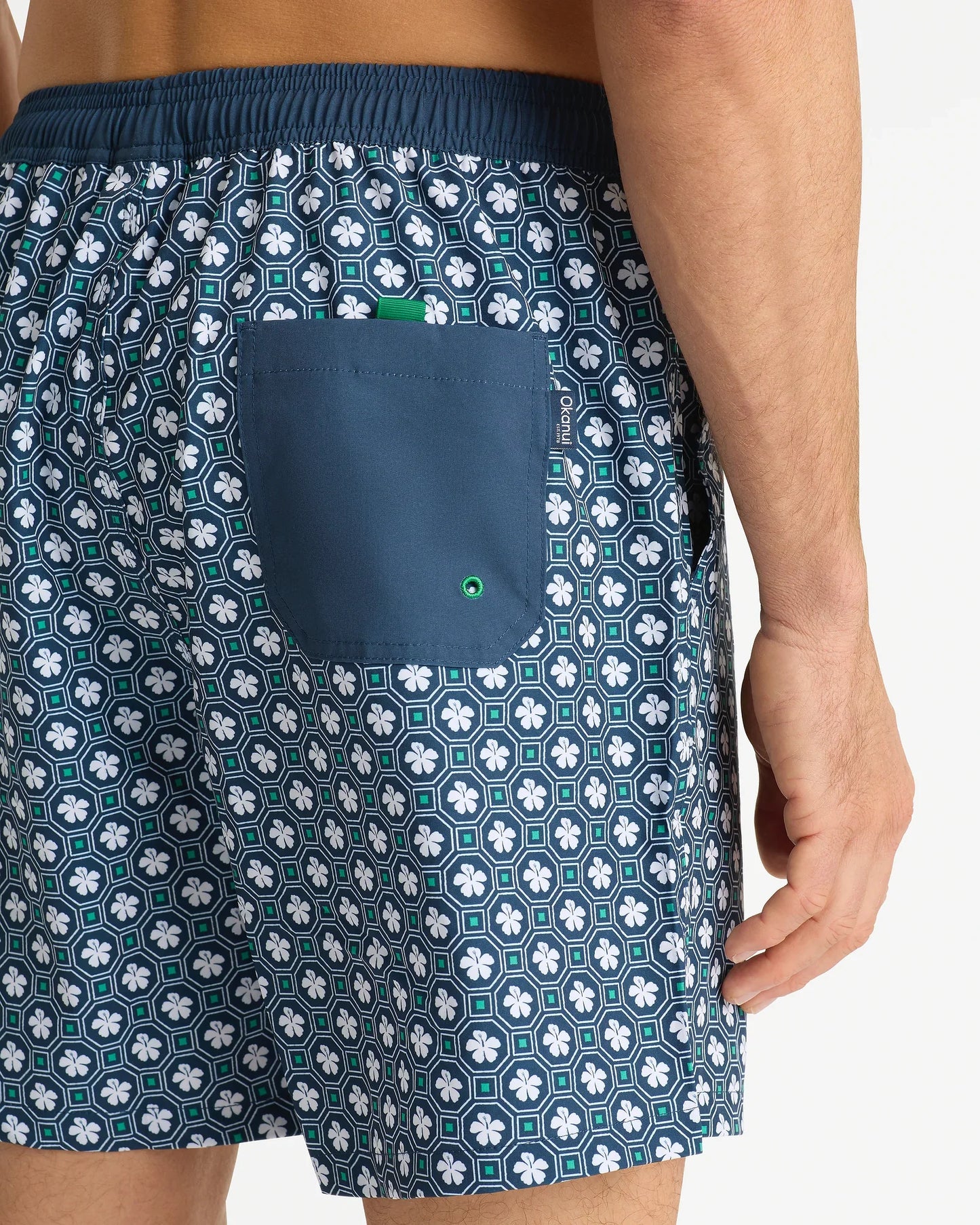 Corfu Swim Short - Navy Emerald