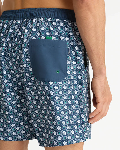Corfu Swim Short - Navy Emerald