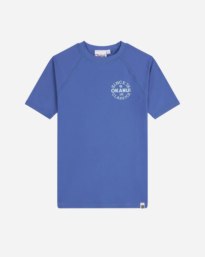 Boys Ikon Short Sleeve Rashie - Indigo