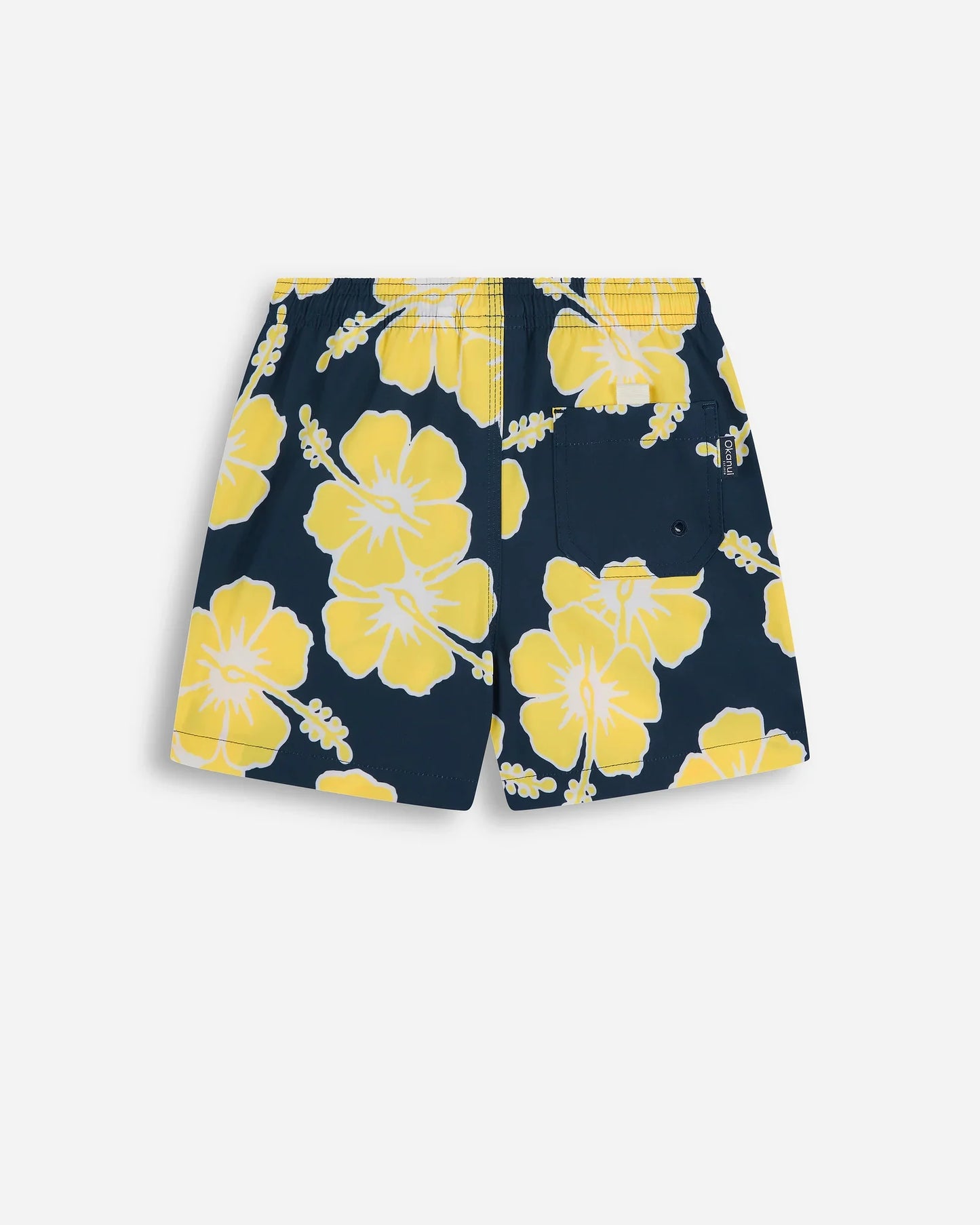 Boys Way Back When Swim Short - Navy Sun White