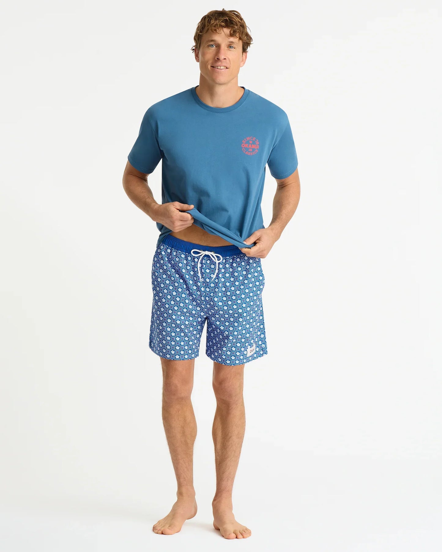 Corfu Swim Short - Indigo Rose