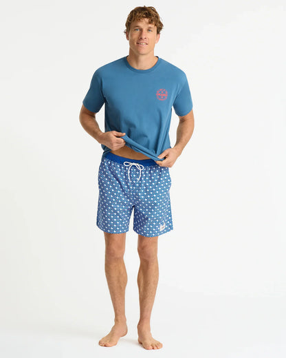 Corfu Swim Short - Indigo Rose