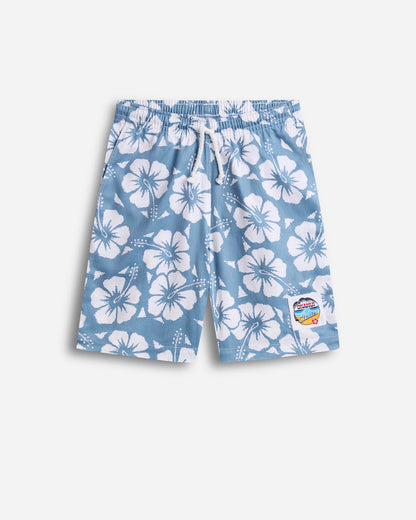 Kids - Classic Shorts  - Hibiscus Steel