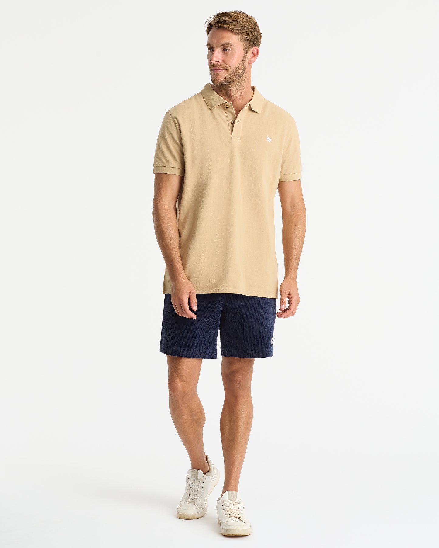 Mens - Polo Shirt - Classic Polo - Stone