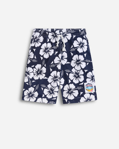 Kids - Classic Shorts - Hibiscus Navy