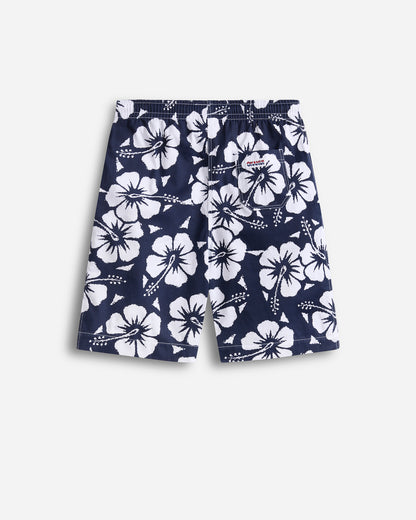 Kids - Classic Shorts - Hibiscus Navy