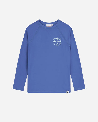 Boys Ikon Long Sleeve Rashie - Indigo
