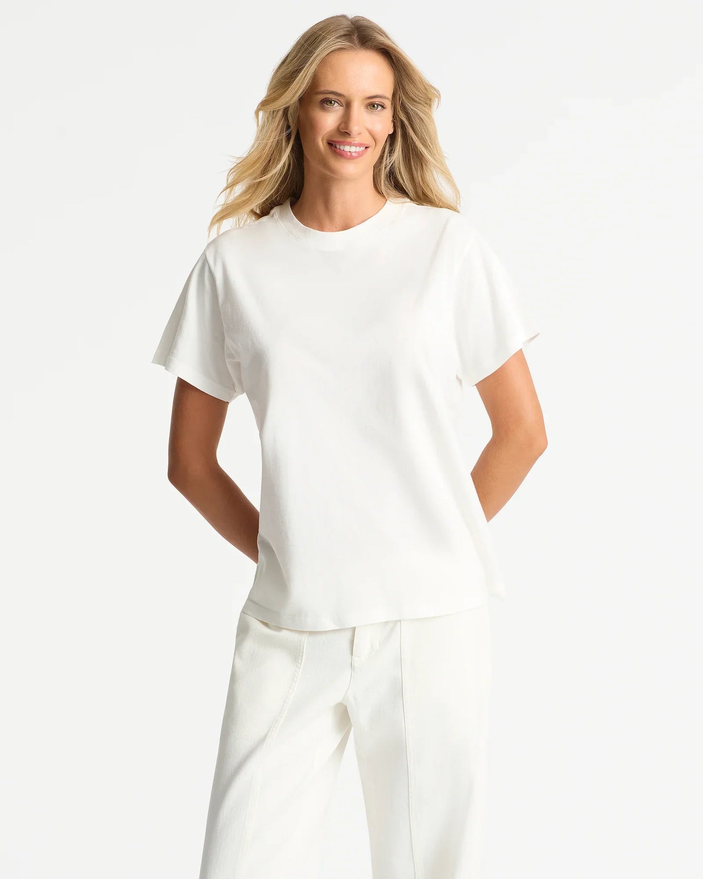 Womens Boxy T'Shirt - Washed White