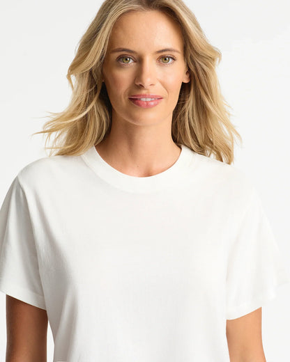 Womens Boxy T'Shirt - Washed White