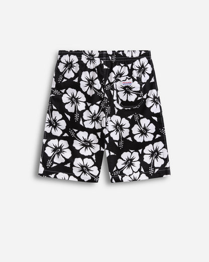 Kids - Classic Shorts - Hibiscus Black