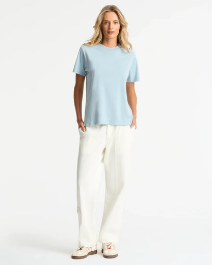 Womens Boxy T'Shirt - Washed Blue