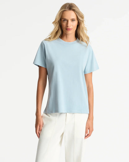 Womens Boxy T'Shirt - Washed Blue
