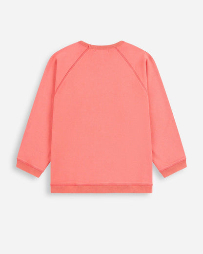 Mini Ikon Crew Sweat - Washed Coral