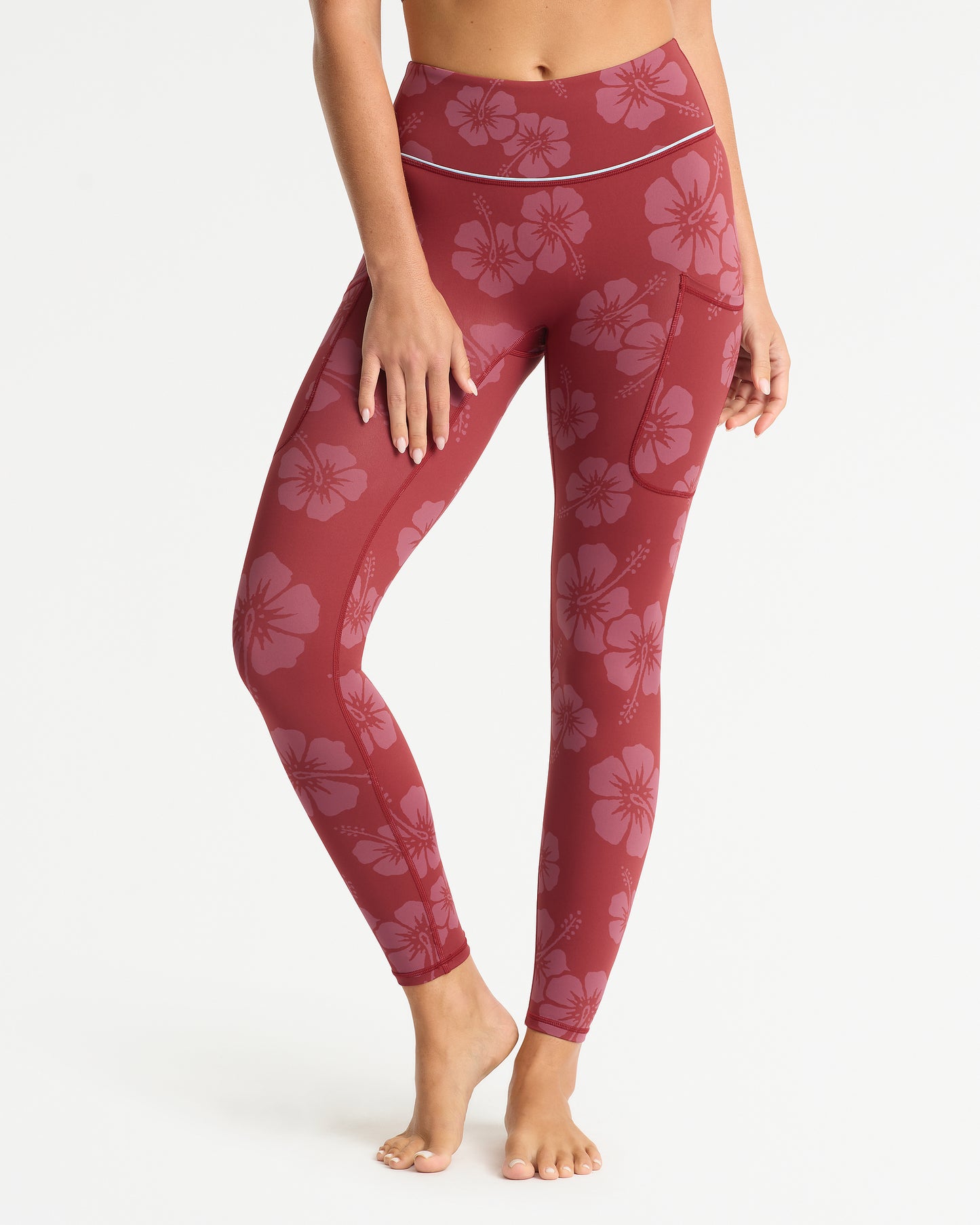 Everyday Legging - Tonal Hibiscus Sienna