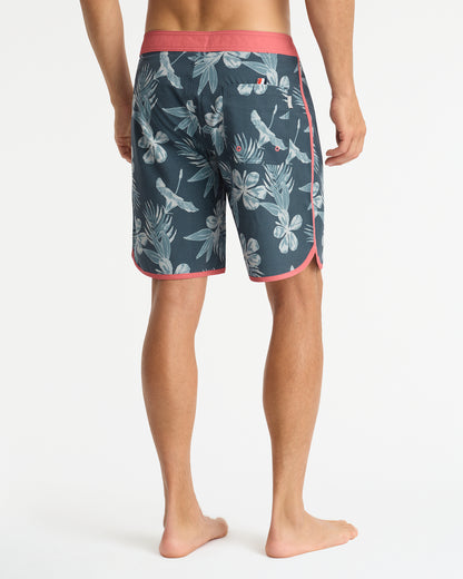 Mens - Retro Boardrider Boardshort - Night Fever Boardrider - Midnight