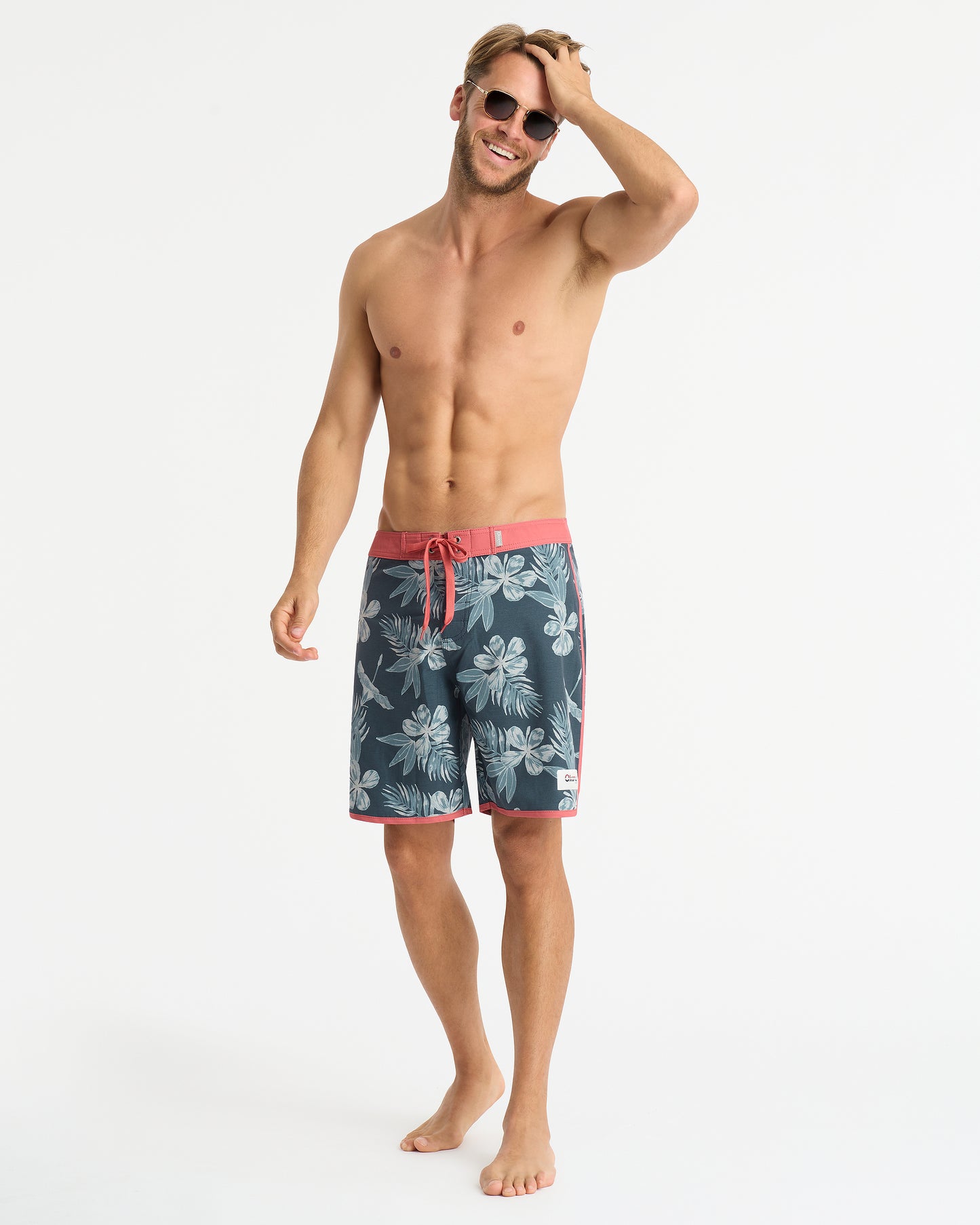 Mens - Retro Boardrider Boardshort - Night Fever Boardrider - Midnight