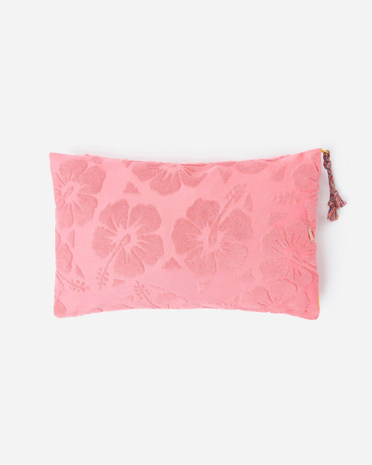 Weekend Terry Beach Pillow - Hibiscus Pink