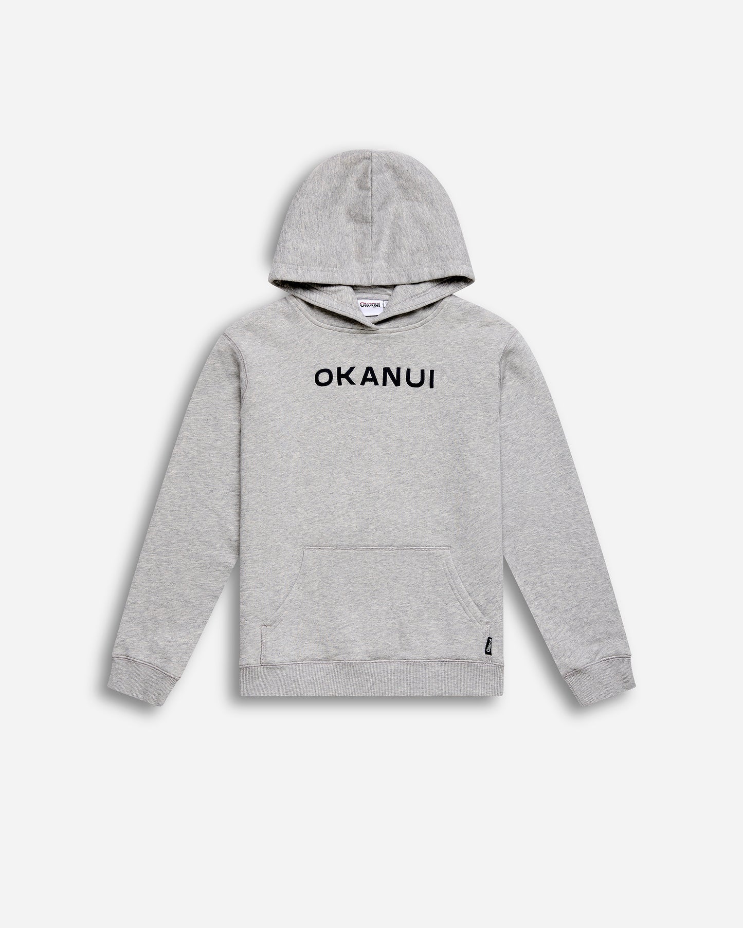 Kids Heritage Sports Hooded Sweat Grey Marle