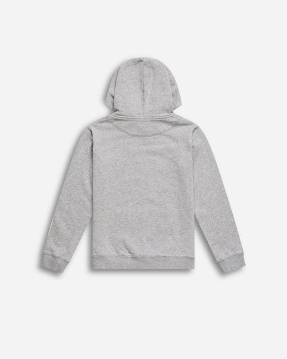 Kids Heritage Sports Hooded Sweat Grey Marle