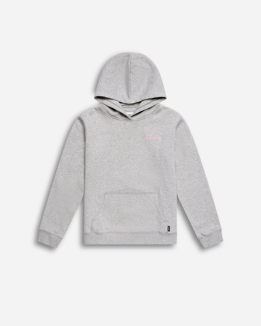 Girls Heritage Sports Hooded Sweat Grey Marle