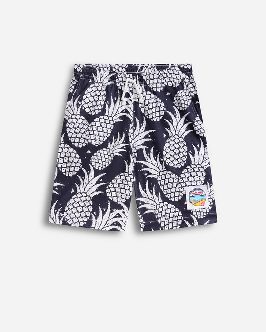 Kids - Classic Shorts - Pineapples Navy