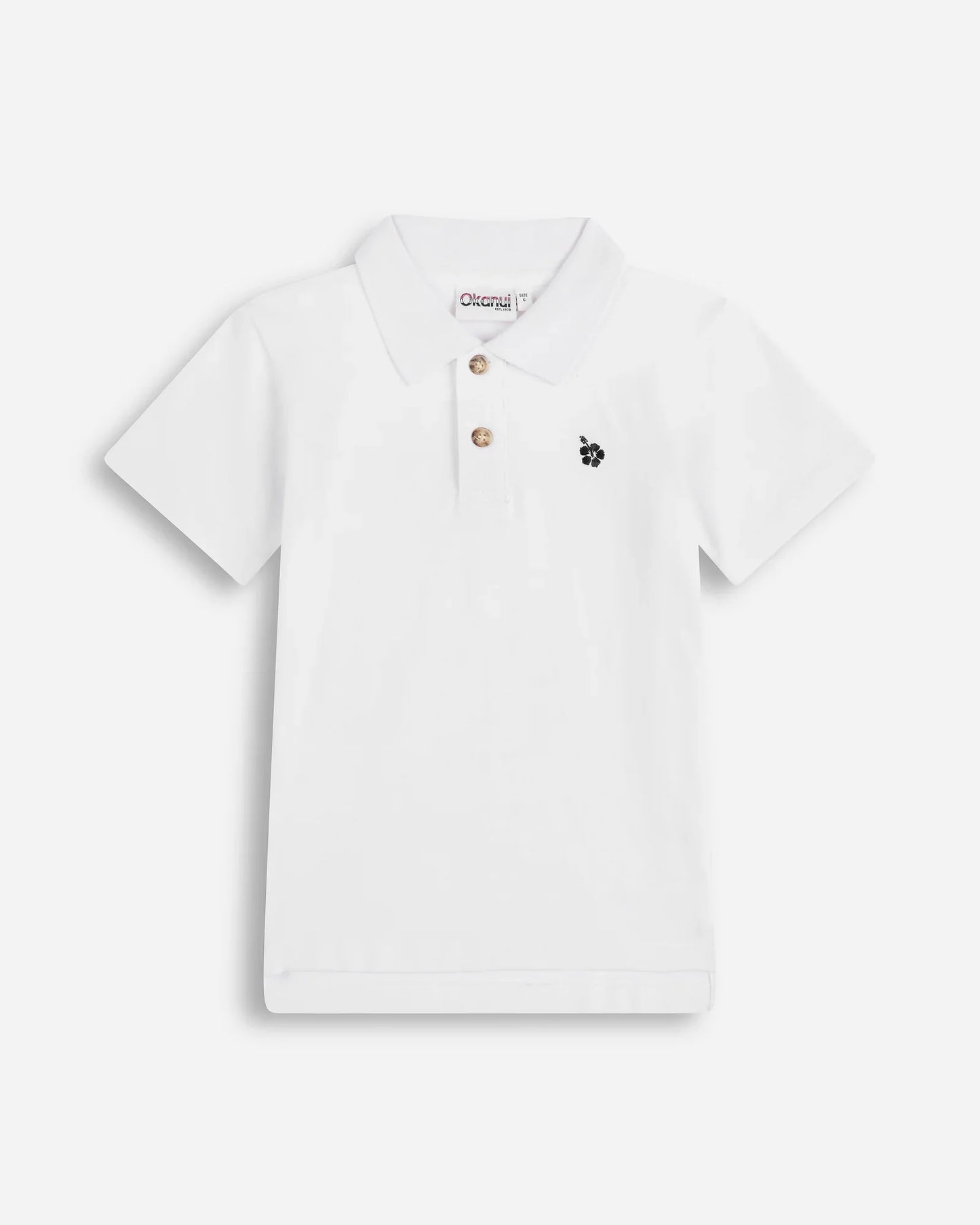 Boys Classic Polo Shirt - White