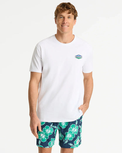 Mens Paragon T'Shirt - White Emerald