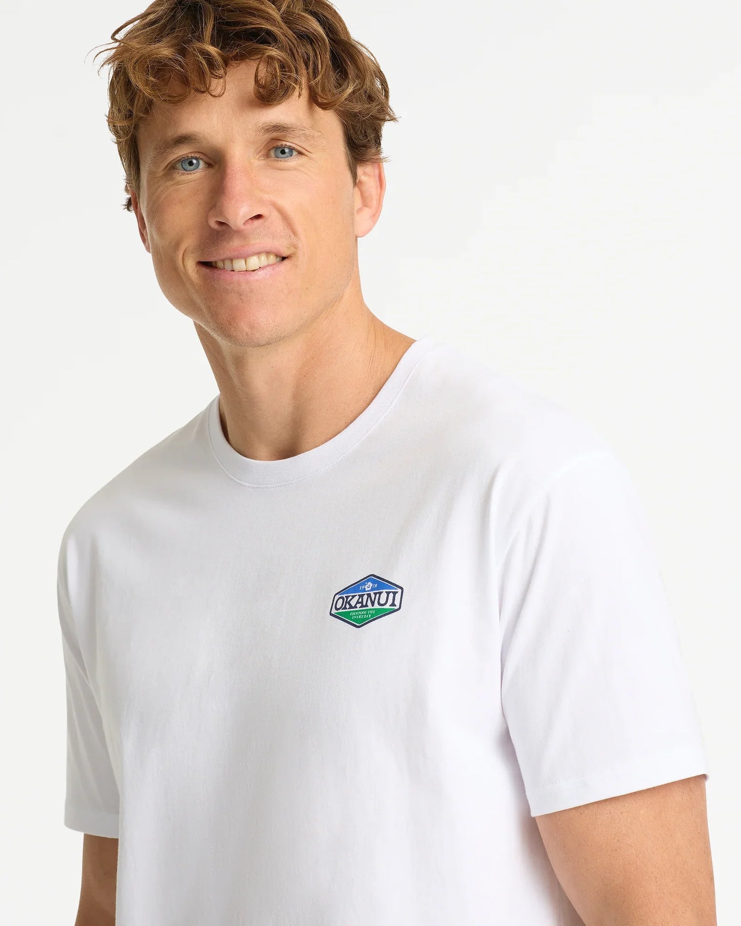 Mens Paragon T'Shirt - White Emerald