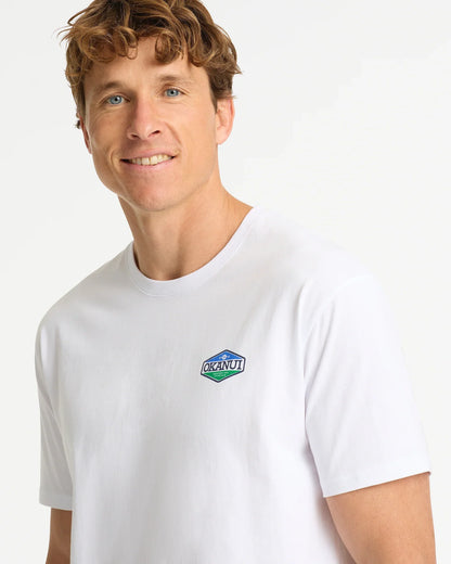 Mens Paragon T'Shirt - White Emerald