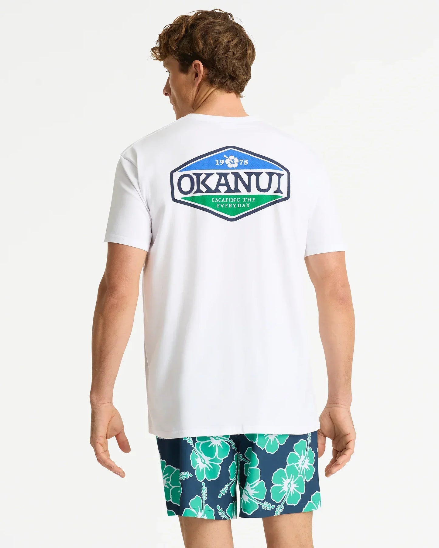 Mens Paragon T'Shirt - White Emerald