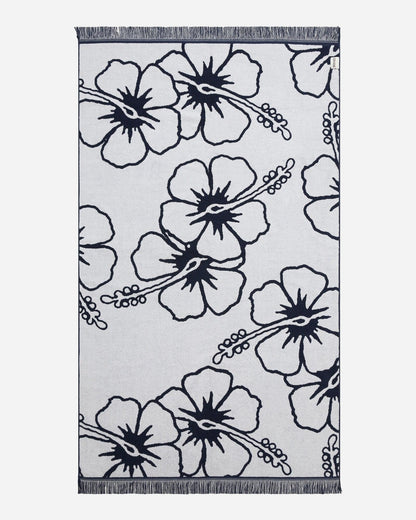 Classic Hibiscus Towel - Hibiscus Navy