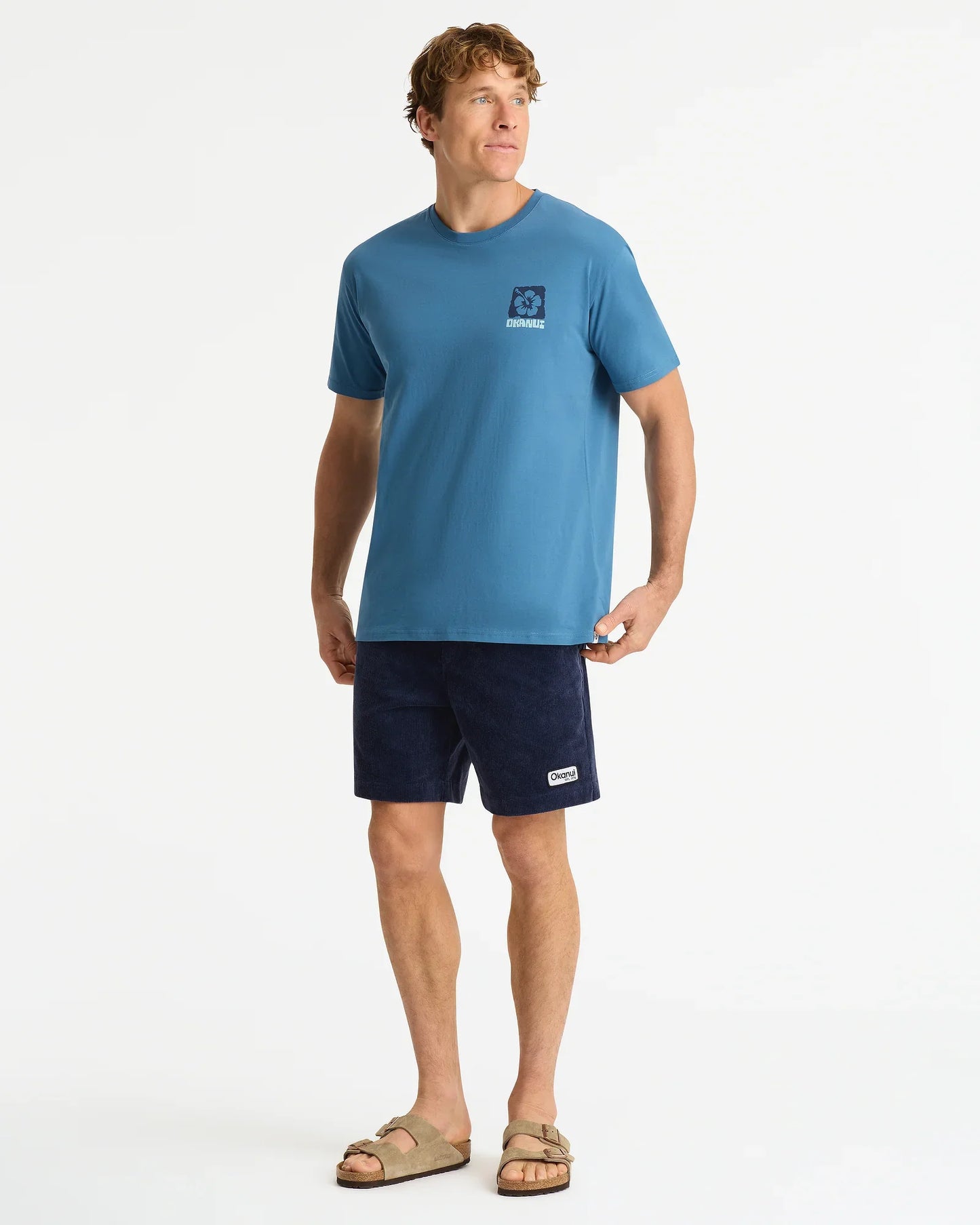 Mens Flint T'Shirt - Indigo