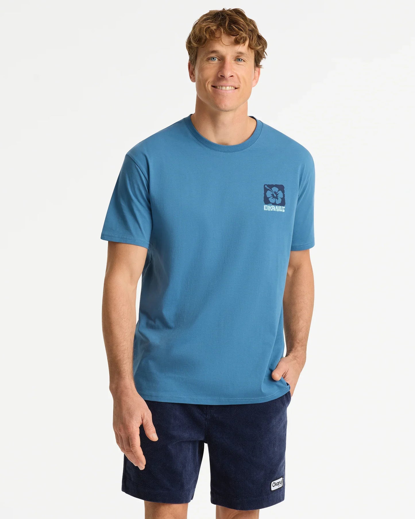 Mens Flint T'Shirt - Indigo