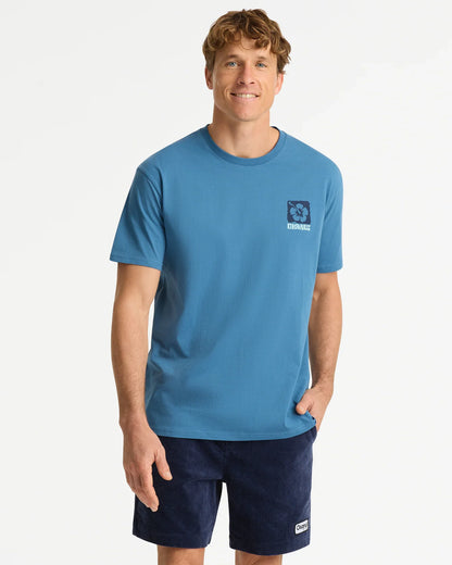 Mens Flint T'Shirt - Indigo