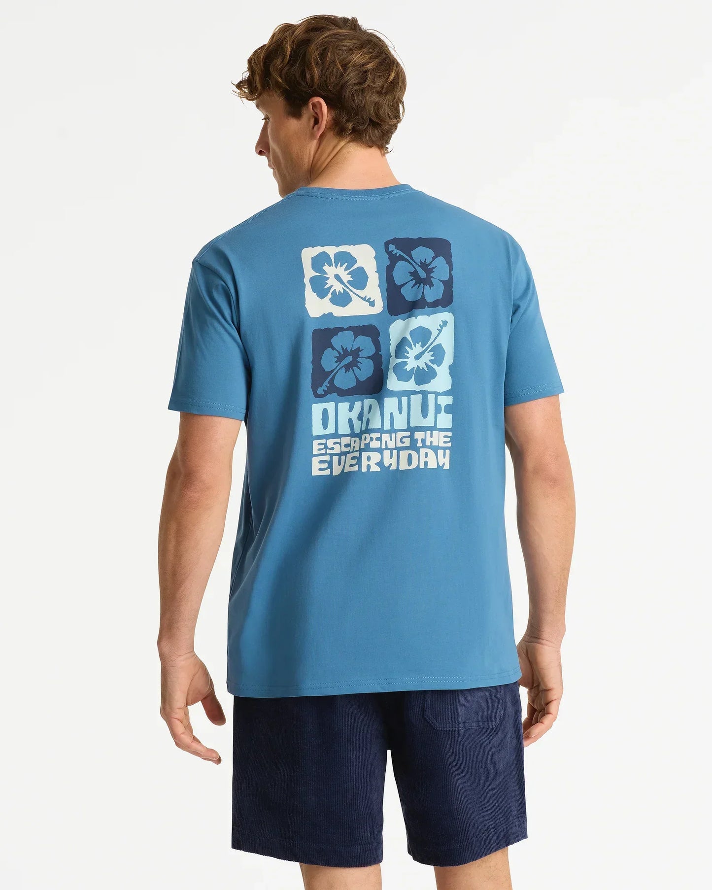 Mens Flint T'Shirt - Indigo