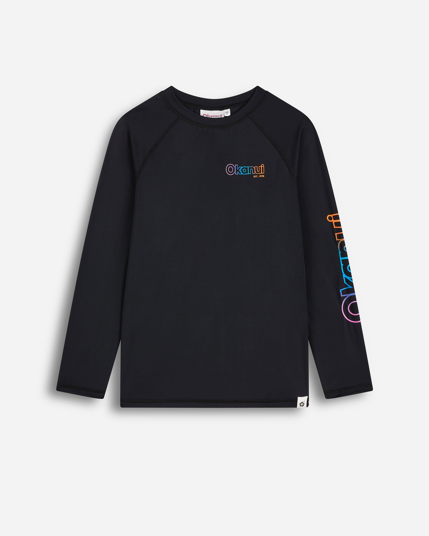 Boys - Long Sleeve Rashie - Black