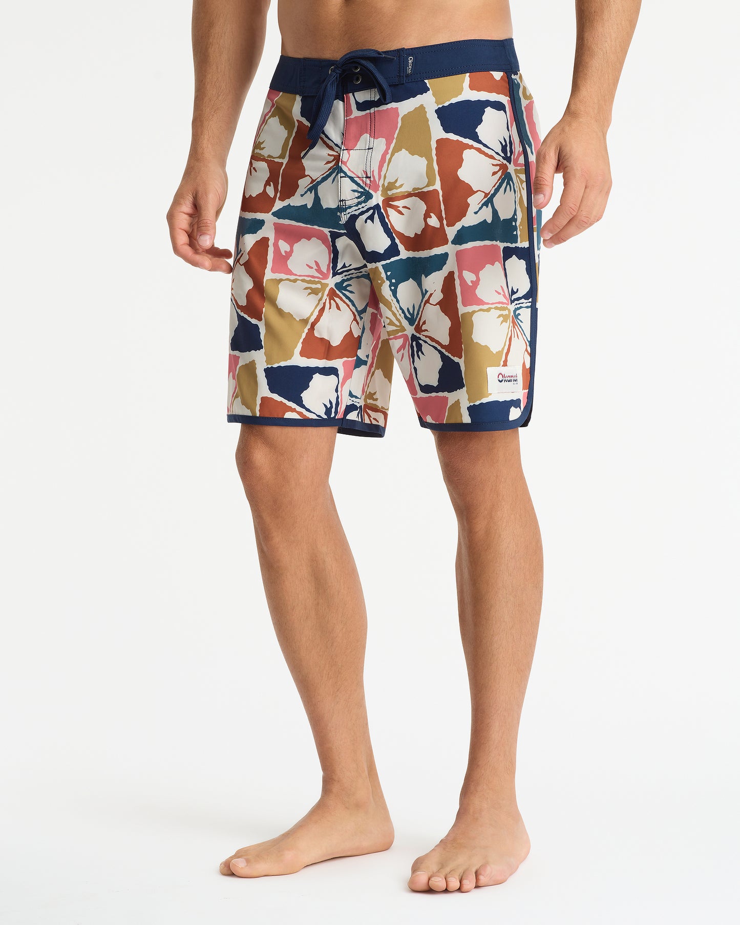 Mens - Retro Boardrider Boardshort - Pursuit Boardrider - Stone Multi